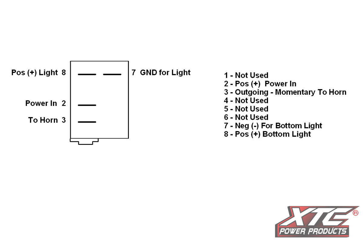 XTC Momentary Horn Switch Diagram